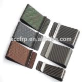 Cool carbon fiber money clip 3k waterproof carbon cash clip/holder